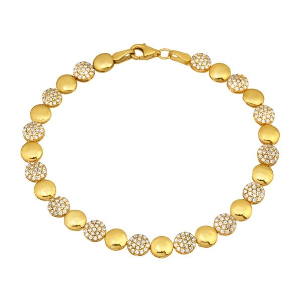 Taşlı Gümüş Bileklik