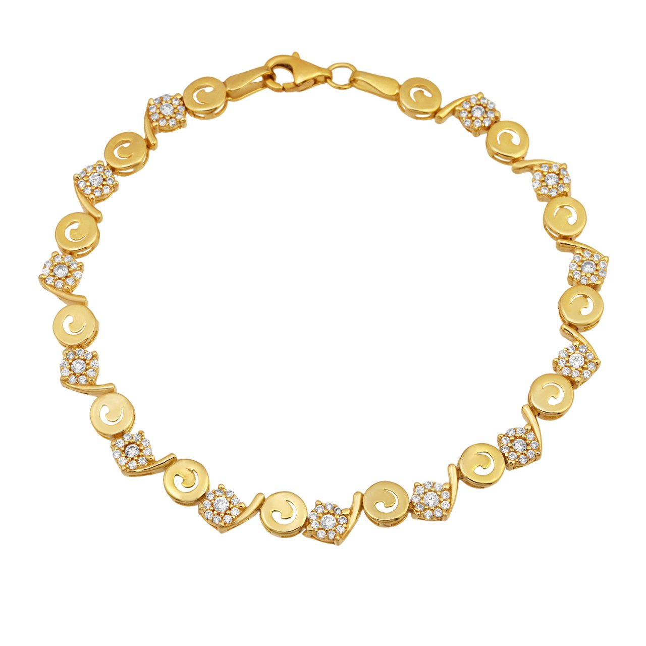 Taşlı Gümüş Bileklik