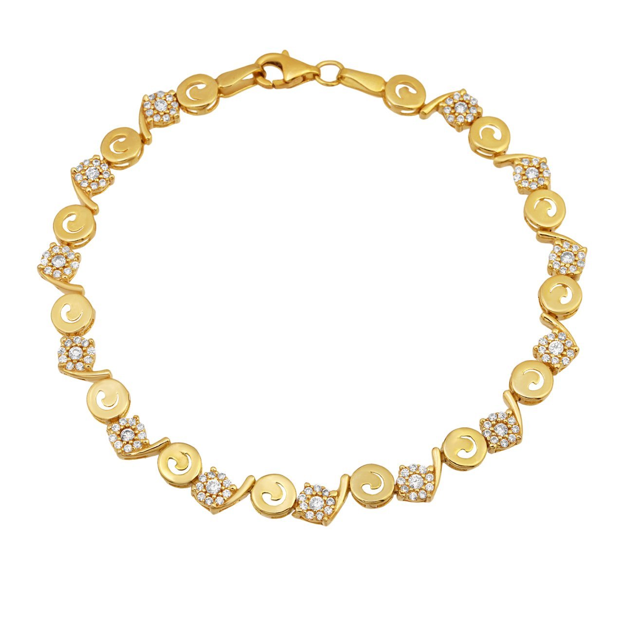 Taşlı Gümüş Bileklik