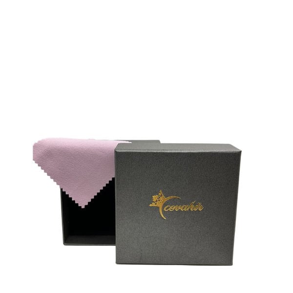 925 Ayar Opal Taş T Harf Kolye