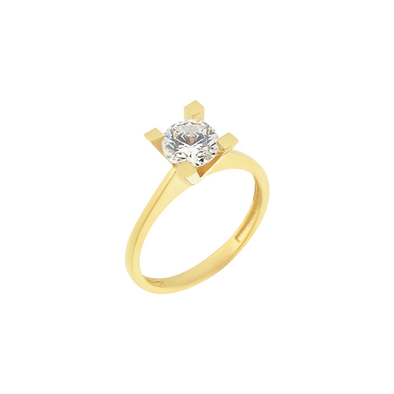 Gümüş Tektaş Yüzük