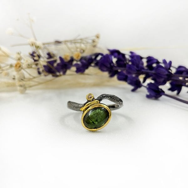 Turmalin Taşlı Yüzük