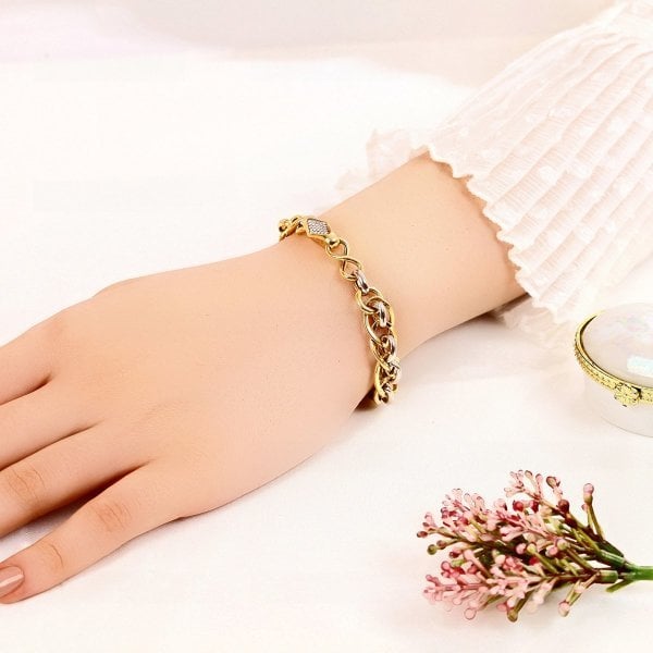 BAKLAVA DESEN & SONSUZLUK FİGÜRLÜ BİLEKLİK