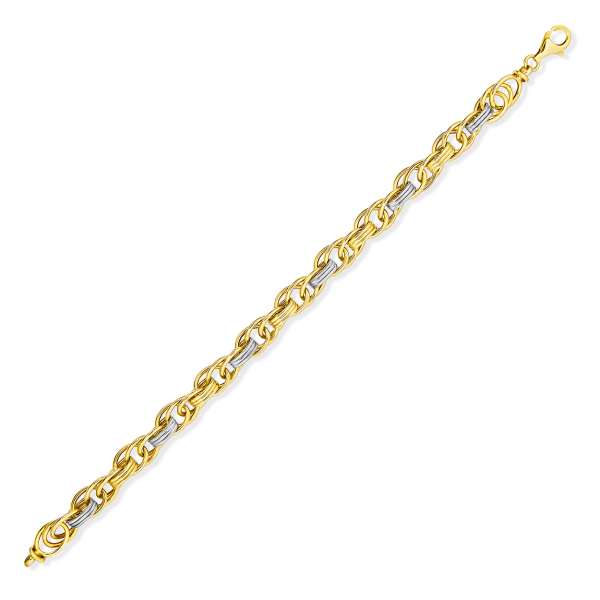 İKİLİ HALKA DETAYLI BİLEKLİK