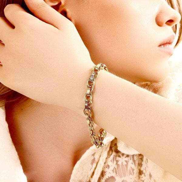 İKİLİ HALKA DETAYLI BİLEKLİK