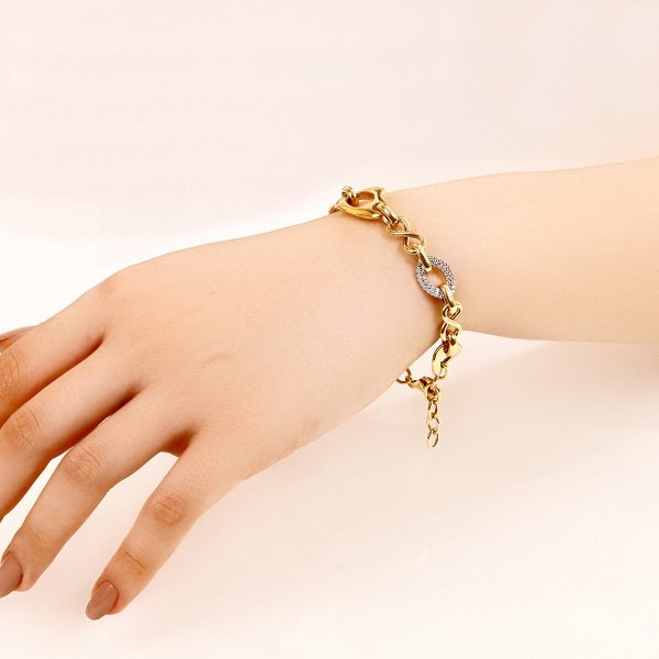 KALP VE HALKA DETAYLI BİLEKLİK