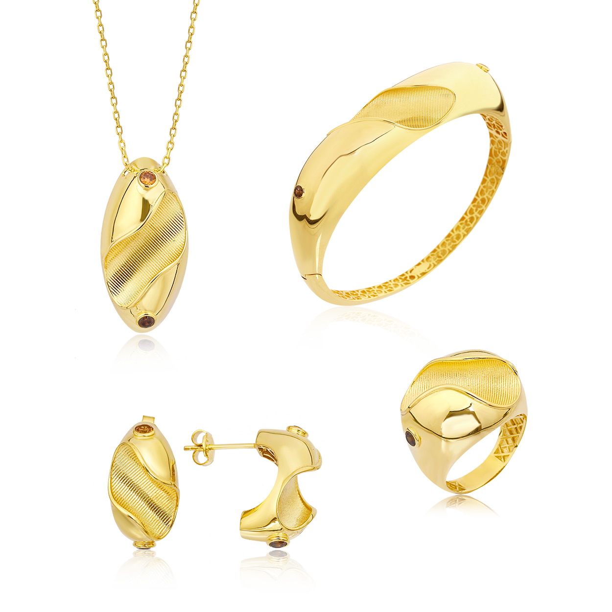 TAŞLI GOLD SET