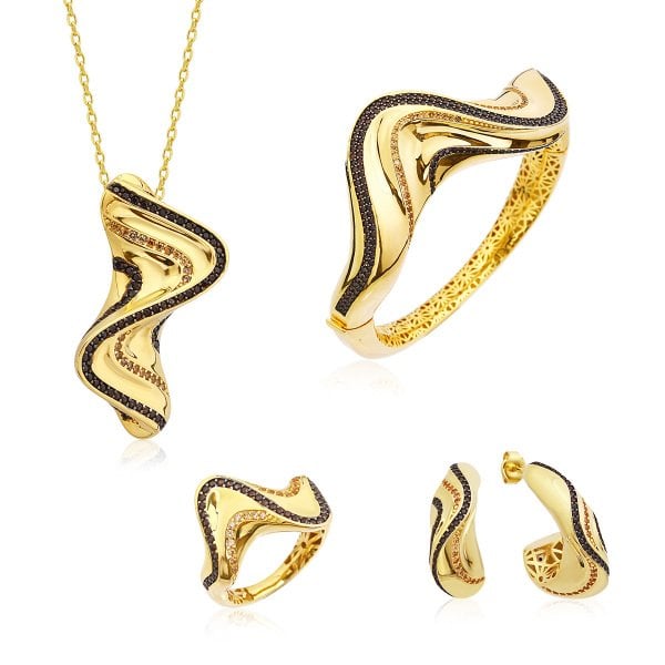 Altın Kaplama Gümüş Set