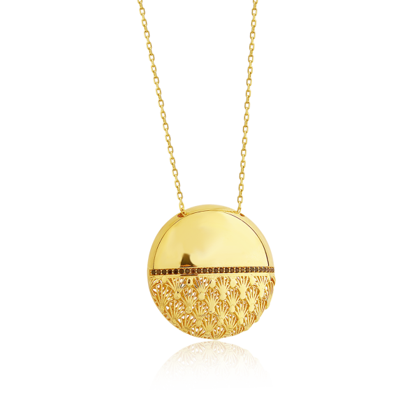 Taşlı Gümüş Kolye