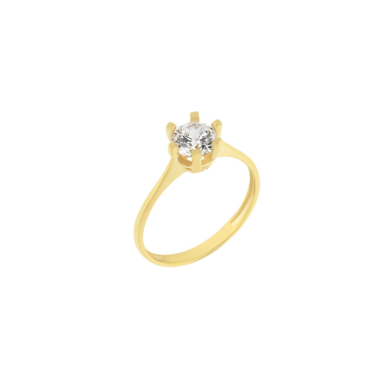 Gümüş Tektaş Yüzük