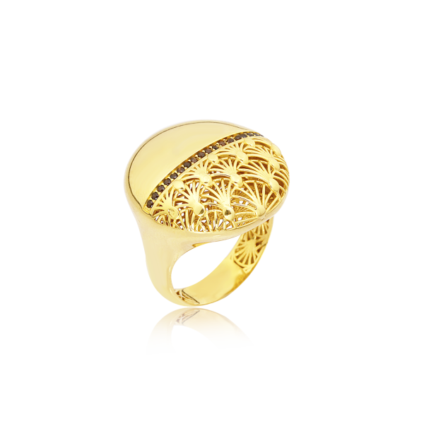 İşleme Detaylı Yüzük