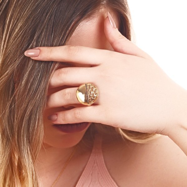 İşleme Detaylı Yüzük