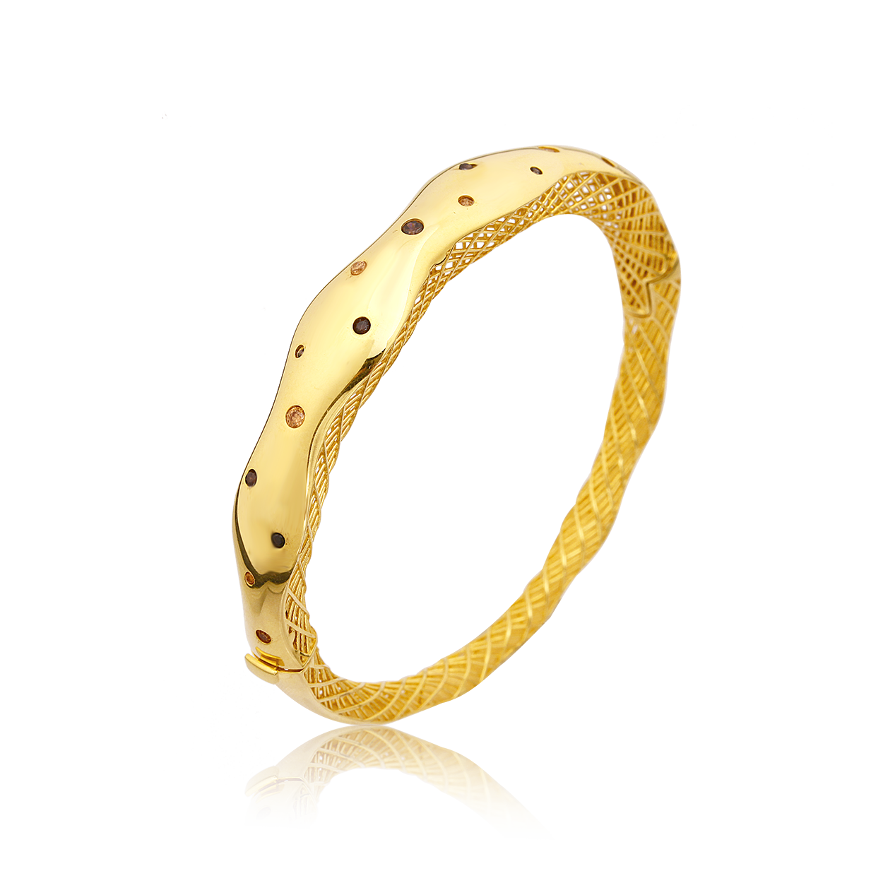 Zirkon Taşlı Tasarım Bilezik