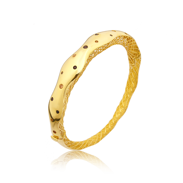 Zirkon Taşlı Tasarım Bilezik