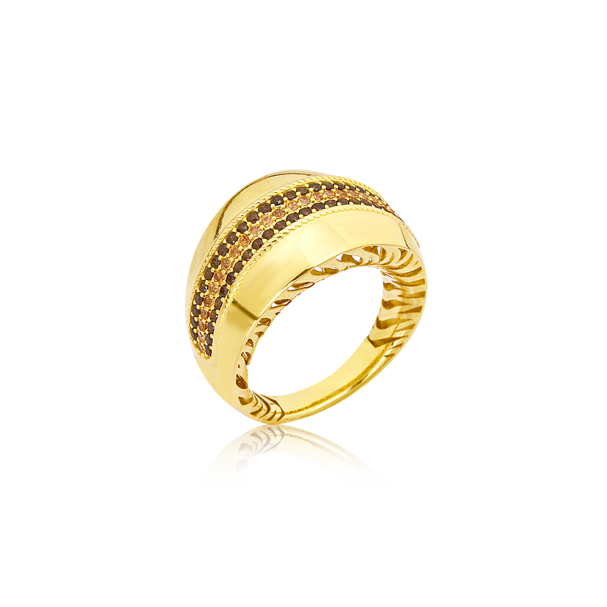 Siyah Taşlı Gümüş Yüzük