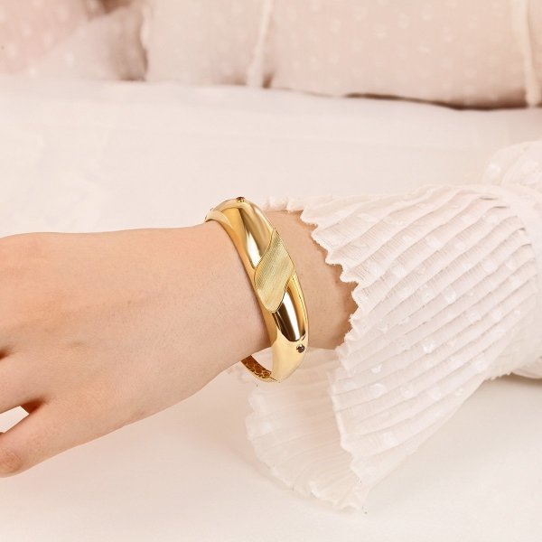 Altın Kaplama Gümüş Bilezik