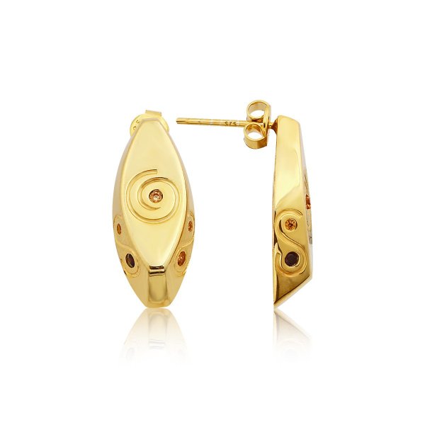 TAŞLI GOLD KÜPE