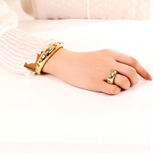 Dorika Toplu Gümüş Yüzük