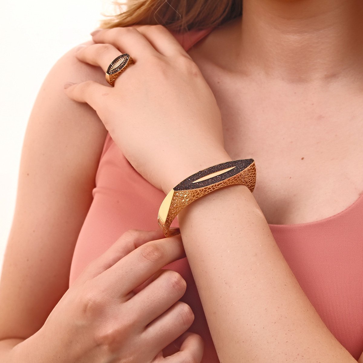 Gold Gümüş Bilezik