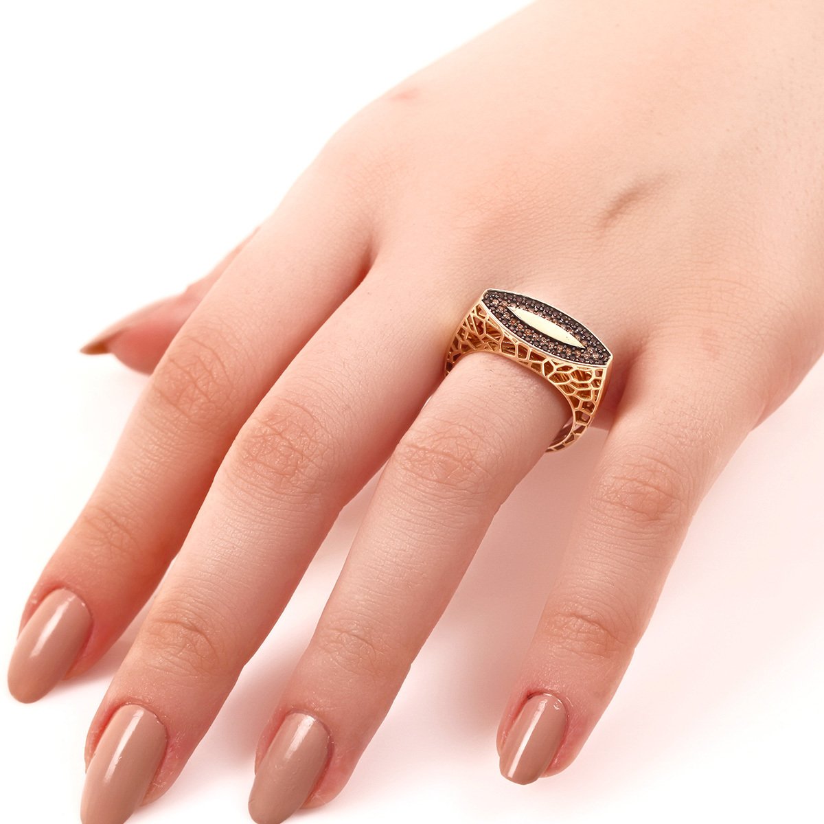 Altın Kaplama Gümüş Yüzük