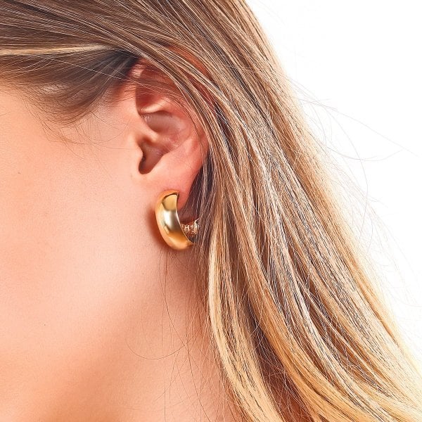 Gold Halka Küpe