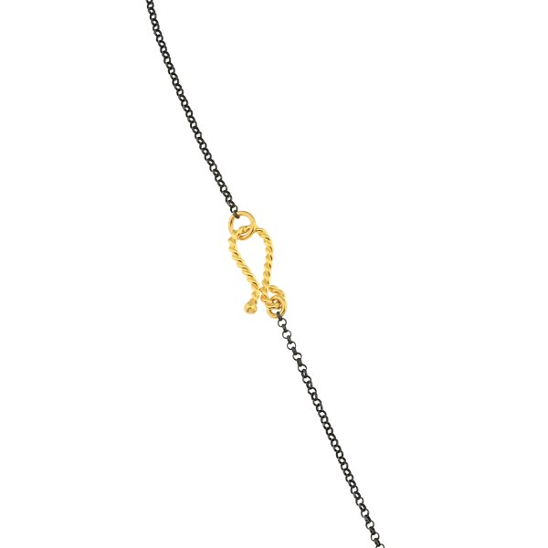 Doğal Safir Taşlı Gümüş Kolye