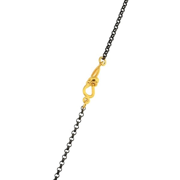 Doğal Labradorit Taşlı Gümüş Kolye