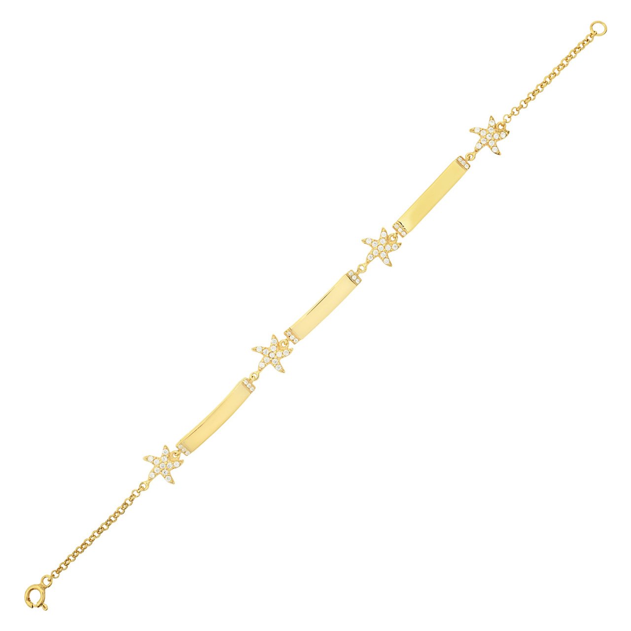 Deniz Yıldızlı Gümüş Bileklik