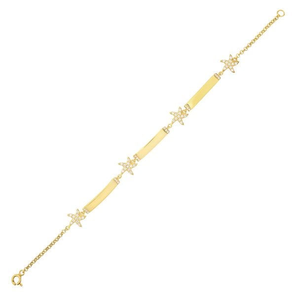 Deniz Yıldızlı Gümüş Bileklik