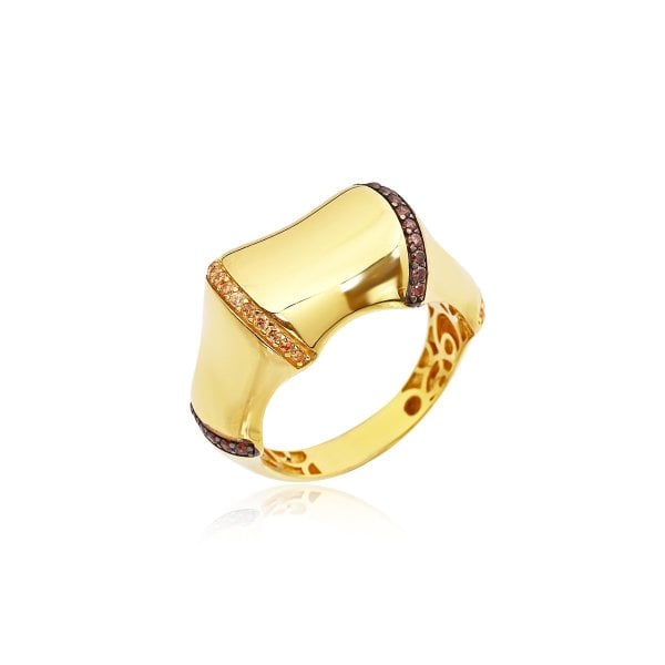 Taş Detaylı Gümüş Yüzük