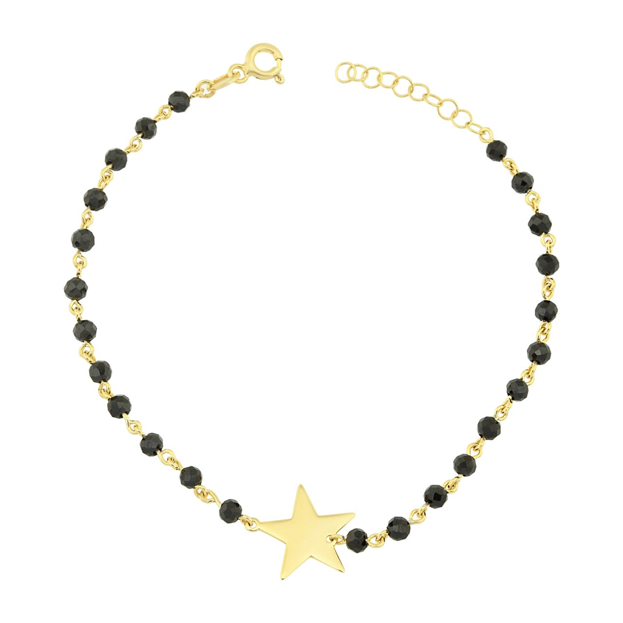 Yıldızlı Oniks Taşlı Bileklik