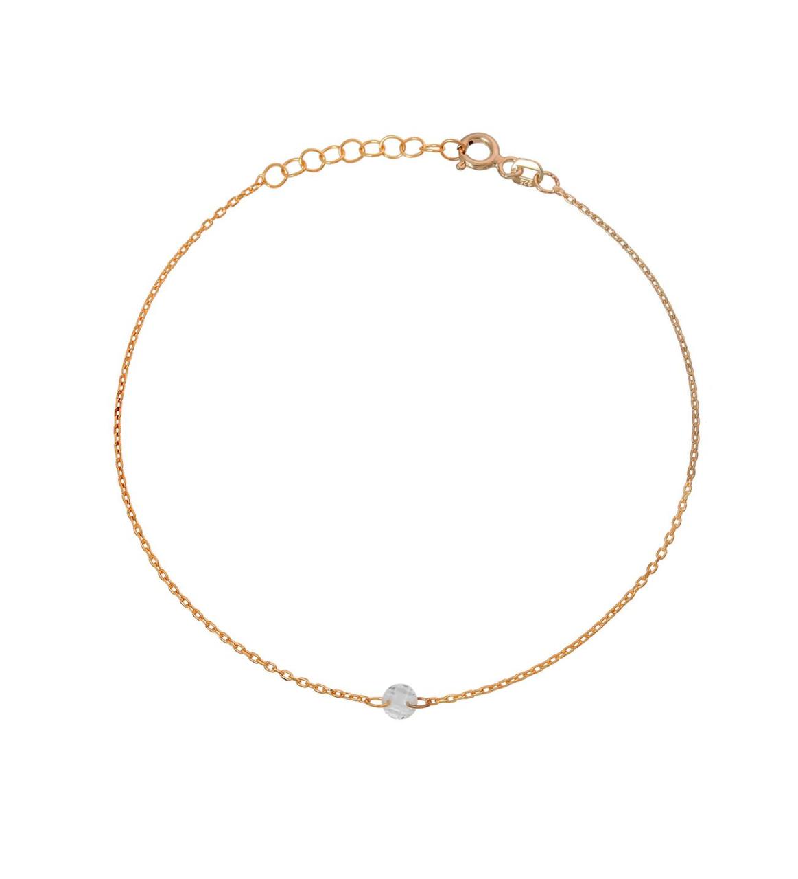 Tektaşlı Gümüş Bileklik