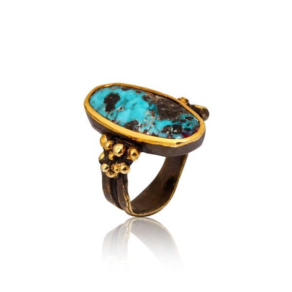 Firuze Taşlı Yüzük