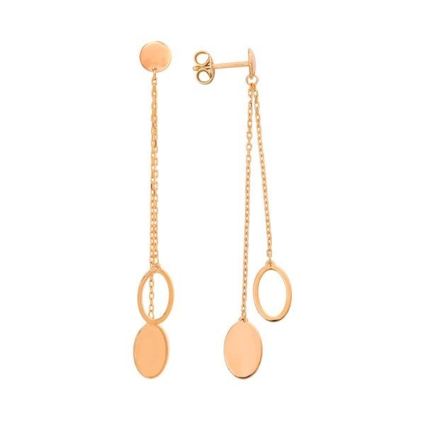 Sallantılı Gümüş Küpe