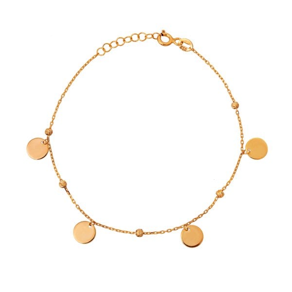 Pullu Gümüş Bileklik