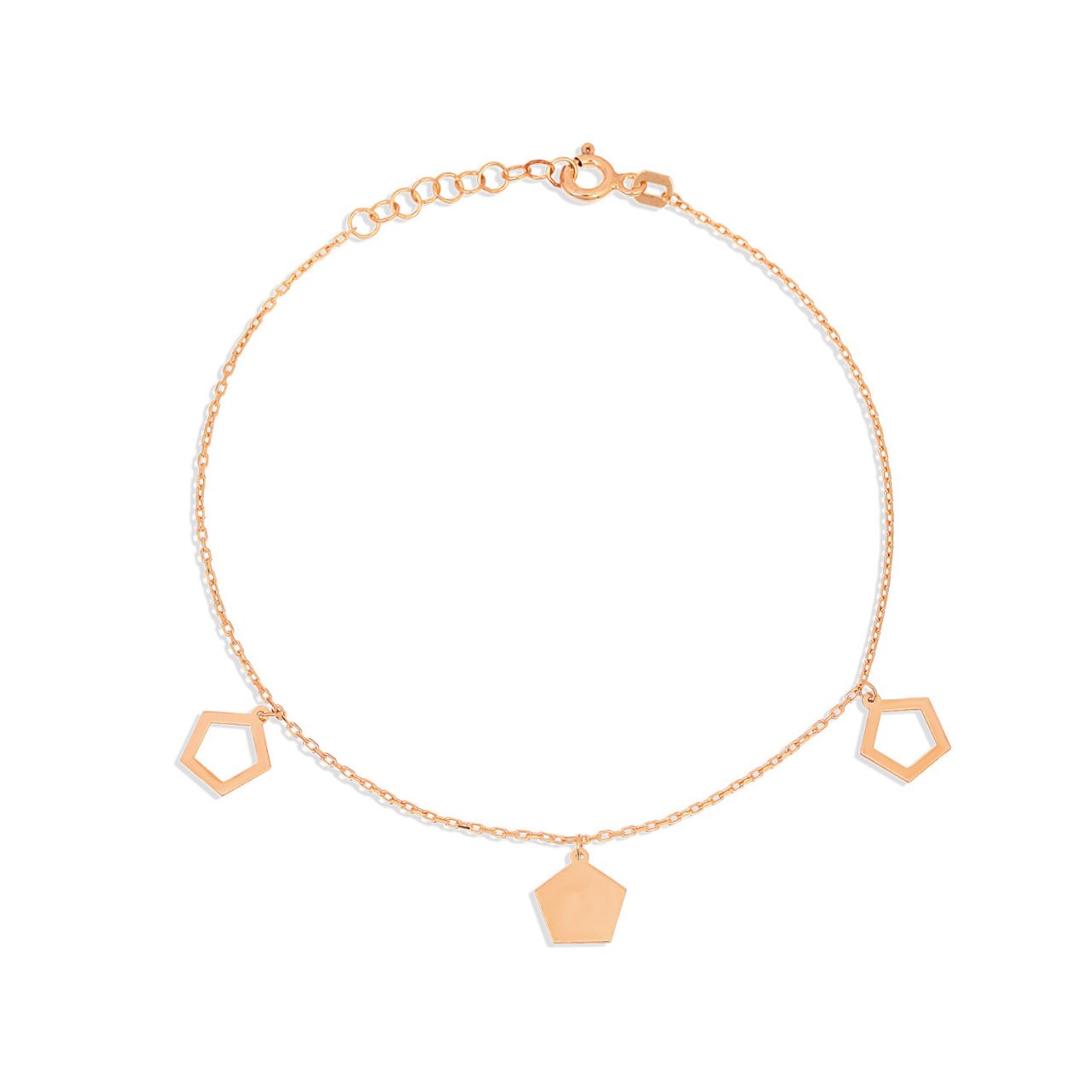 Baklava Figürlü Gümüş Bileklik