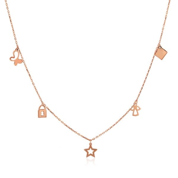 Hafif Model Gümüş Kolye