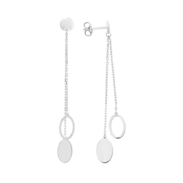 Sallantılı Gümüş Küpe