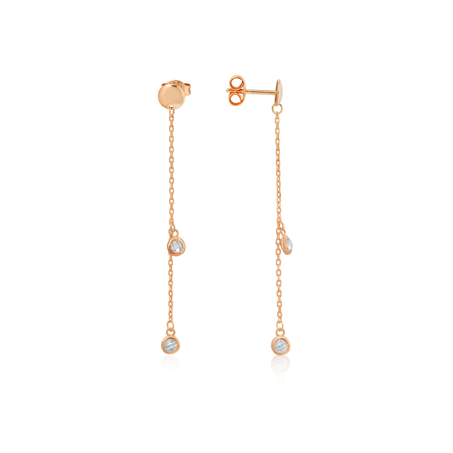 Sallantılı Gümüş Küpe