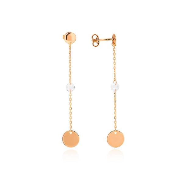 Plakalı Gümüş Küpe