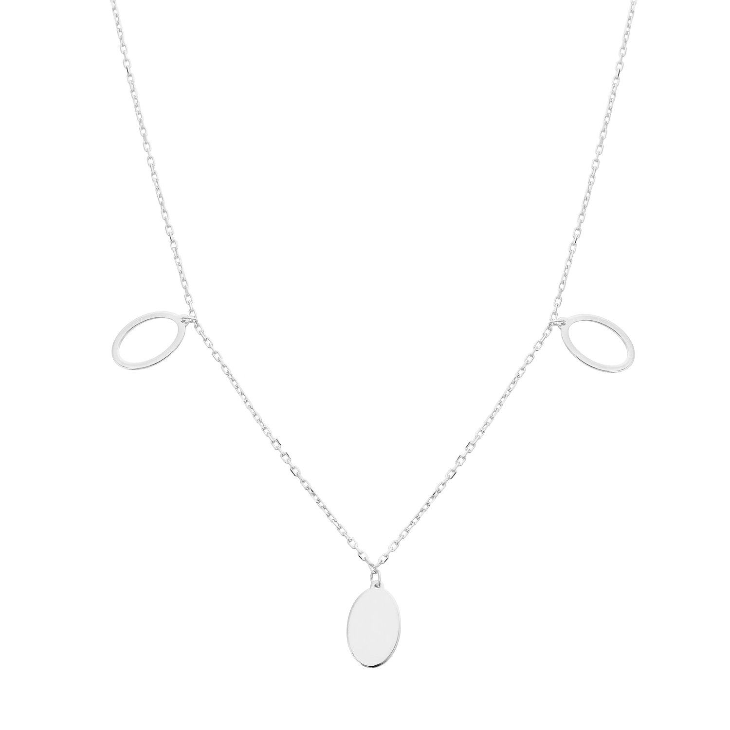 Sallantılı Gümüş Kolye