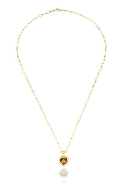 Kalpli Gümüş Kolye