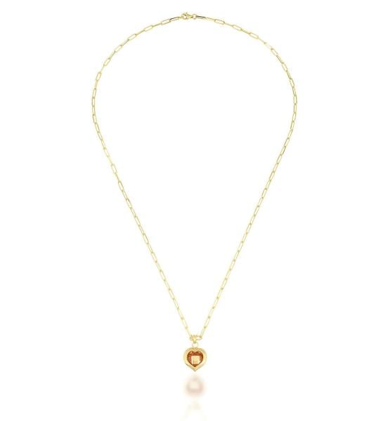 Özel Kesim Zirkon Taşlı Gümüş Kolye