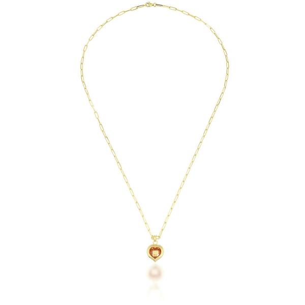 Özel Kesim Zirkon Taşlı Gümüş Kolye