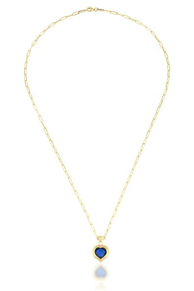 Kalpli Gümüş Kolye