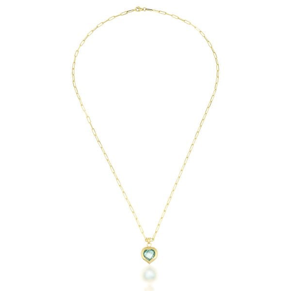 Kalpli Gümüş Kolye