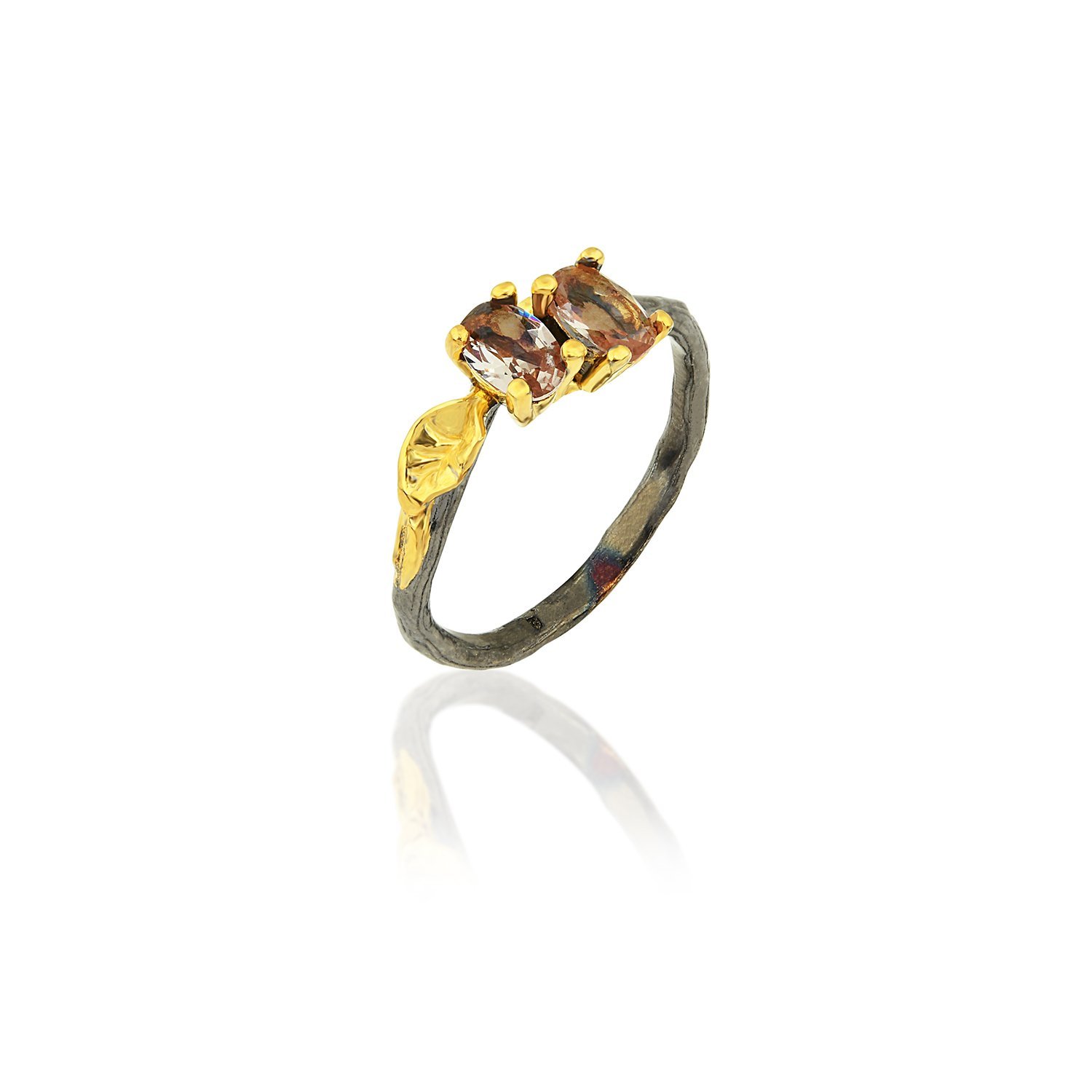 Zultanite Çift Taşlı Yüzük