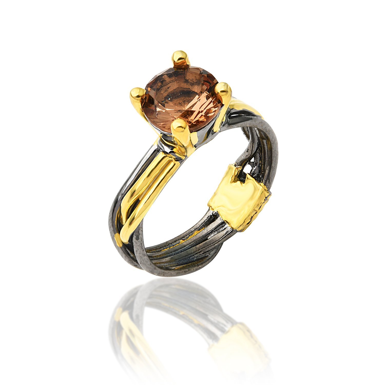 Tek Zultanit Taşlı Yüzük