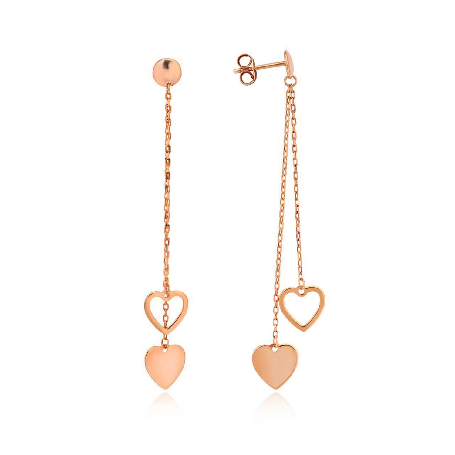 Kalpli Gümüş Küpe