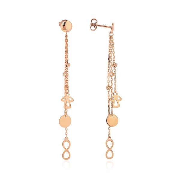 Sembollü Gümüş Küpe